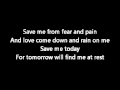 Globus Save Me Lyrics