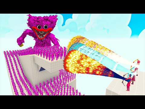 100x KISSY MISSY + 2x GIANT vs 3x EVERY GOD - Totally Accurate Battle Simulator TABS