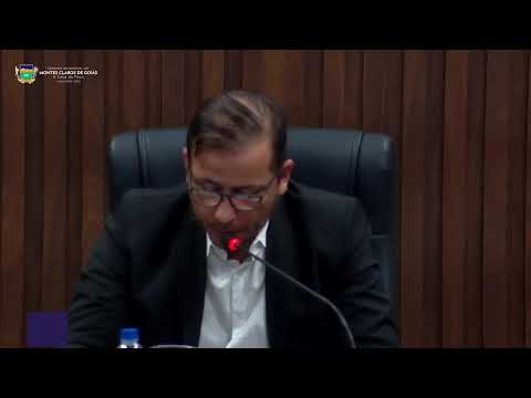 70ª Sessão Ordinária da 15ª Legislatura da Câmara Municipal de Montes Claros de Goiás - 25/05/2026