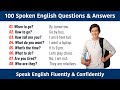 100 Spoken English Questions Answers Most Common English Questions Answers