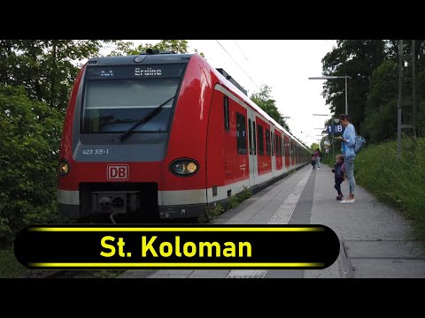 S-Bahn Station St. Koloman - Munich 🇩🇪 - Walkthrough 🚶
