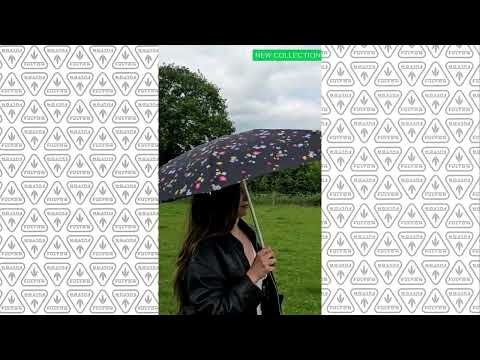 Видеообзор Женский мини (карманный) зонтик Fulton L501 Tiny-2 Buttercup Sprig (Веточка лютика)