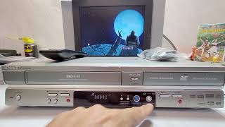 VIDEOREGISTRATORE VHS DVD PLAYER SHARP DV-RW360 CON TELECOMANDO!!