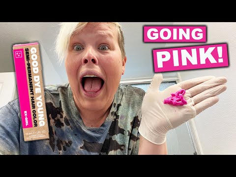 Going Pink With Good Dye Young Ex-Girl Semi-Permanent...