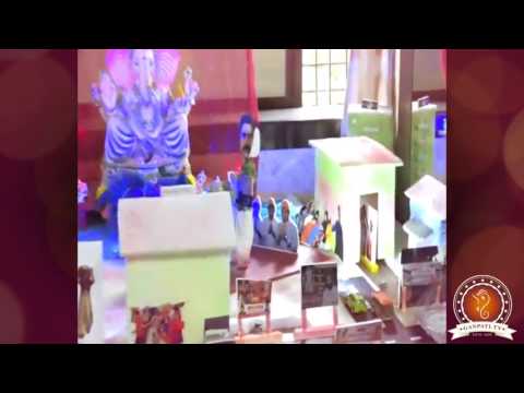 Hiral Lodaya Home Ganpati Decoration Video