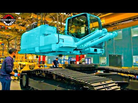 Kobelco Excavator Production Tour Japan | The World's Largest Factory