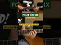 FOUR ON SIX by Wes Montgomery - Jazz Guitar Tutorial #shorts