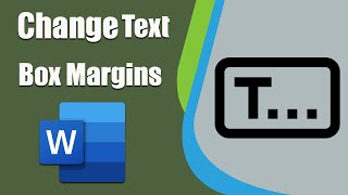 How to change text box margins in word