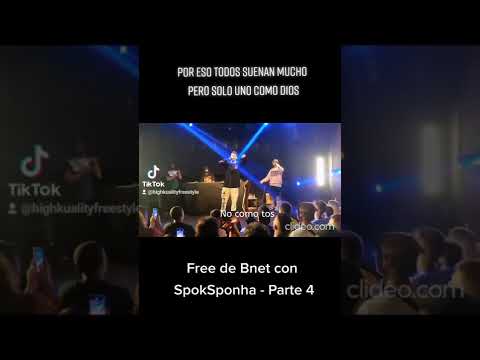 "Por eso todos suenan mucho y solo un como Dios" Freestyle de BNET con SpokSponha 🔥