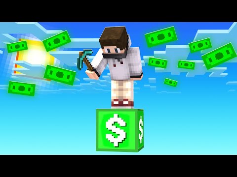 MİNECRAFT'ta TEK BLOK MİLYONER ADASI