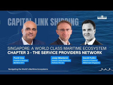 Singapore: A World Class Maritime Ecosystem | Chapter 3 - The Service Providers Network
