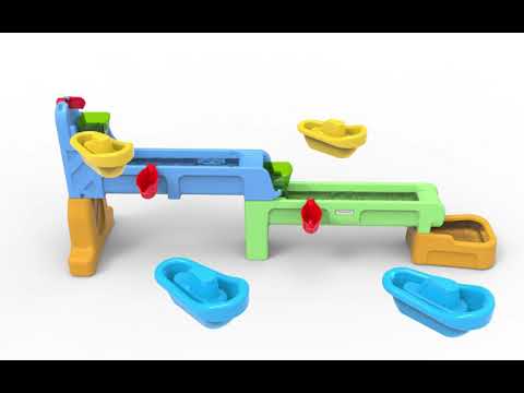 360 View & Assembly  | Rushing River Falls Water Play Table | Simplay3