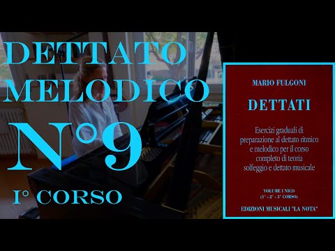 Dettato Melodico n.9 - I Corso - M. Fulgoni