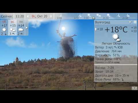 Погода. Волгоград. 19 - 21 октября 19 г.