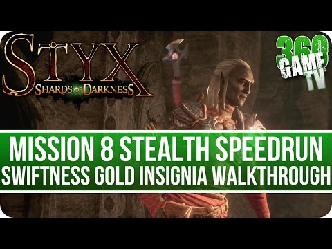 Styx Shards of Darkness Mission 8 Swiftness Gold Insignia Walkthrough (Stealth Speedrun)