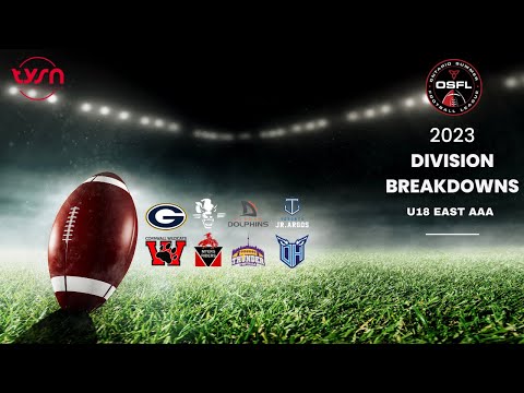 2023 OSFL FULL Division Breakdown | U18 East AAA