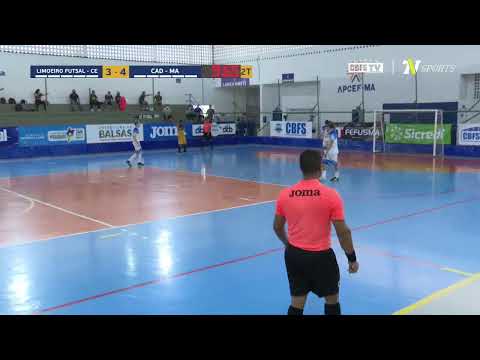 LIMOEIRO FUTSAL (CE) x CAD (MA) - TAÇA BRASIL FUTSAL SUB 17 - QUARTAS DE FINAL