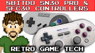 8BitDo SN30 Pro And SFC30 Bluetooth Controllers - Retro Tech Review