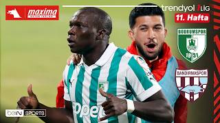 Bodrum FK - Bandırmaspor | 11. Hafta Maç ÖZETİ | Trendyol 1. Lig - 2026/27