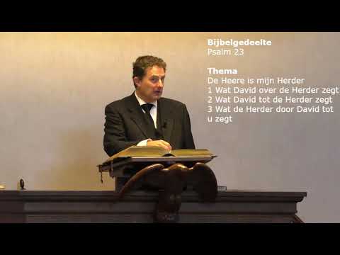 11-10-2020 09:30 Kerkdienst geleid door Ds. C.P. de Boer