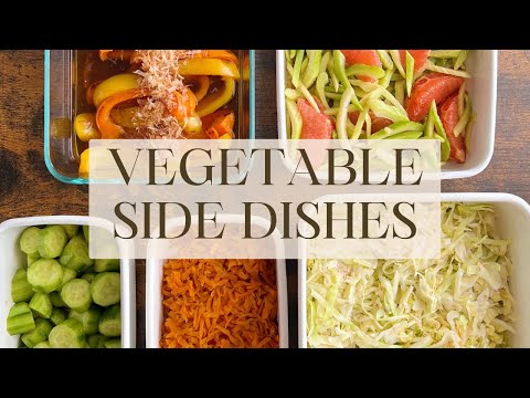 5 Japanese Side Dishes - Healthy, Delicious and Simple Meal Prep Ideas