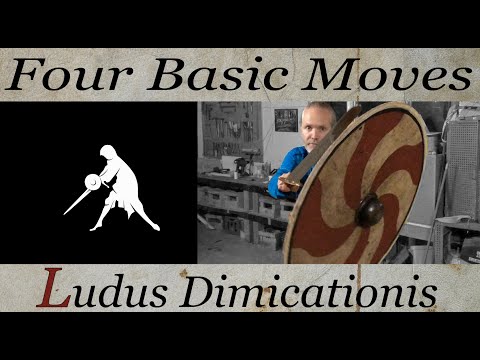Four basic moves - Viking round shield