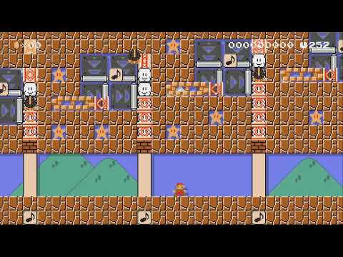 Piano in Mario maker  concept by NathO Bob - Super Mario Maker 2 - No Commentary 1bx