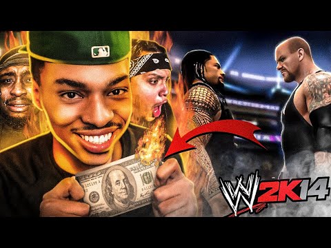 Whoever DEFEATS The Streak WINS $100! | WWE 2K14