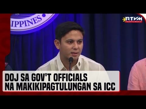 Gov't officials na makikipagtulungan sa ICC, maaaring managot sa batas — DOJ