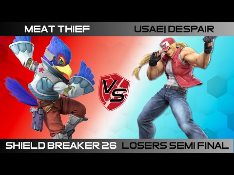 Shield Breaker 26 - USAE | Despair (Terry, Kazuya, Sephiroth, Snake) Vs. Meat Thief (Falco)