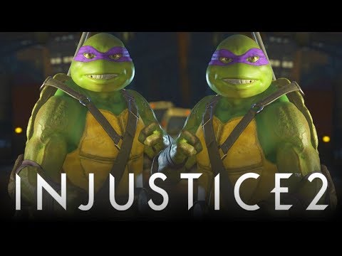 Injustice 2: ALL Ninja Turtle "Mirror Match" Intro Dialogues! (Leonardo, Donatello, Raphael & Mikey)