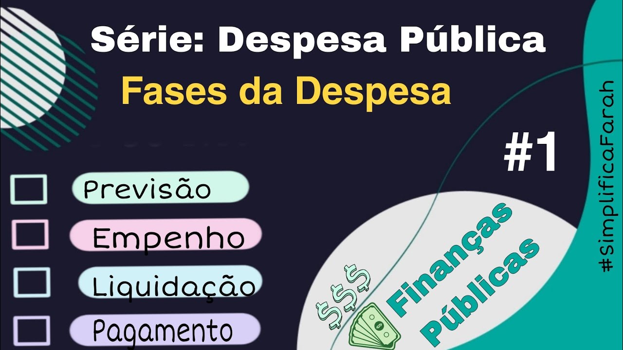 Fases da Despesa Pública. Série: Despesa Pública.