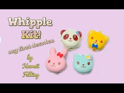 Kawaii DIY: Kawaii Animals Macaron Decoden Whipple Kit!