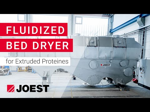 JOEST Fluidized Bed Dryer for Extruded Proteines