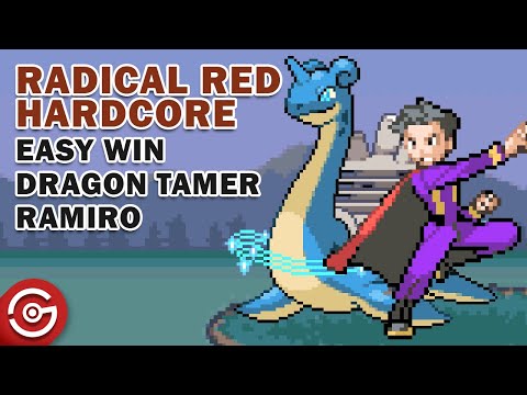 Pokemon Radical Red 3.1 Hardcore Mode - Easily Beat Dragon Tamer Ramiro
