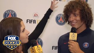 David Luiz approves his character's hair in the FIFA ’17 by FOX Soccer