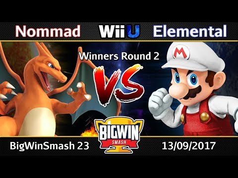 BigWinSmash 23 - Winners Round 2 - Nommad (Charizard) v Elemental (Mario, Bowser)