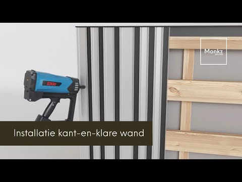 Installatie kant-en-klare wand | Monkz Design