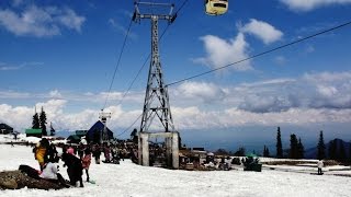 preview picture of video 'World's Heighest Operating Cable Car - Gulmarg Gondola HD Video'