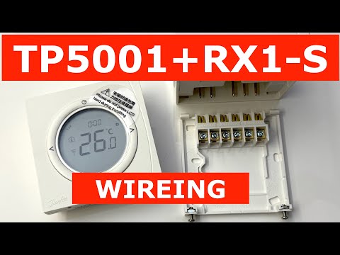 TP5001 Thermostat & RX Receiver Wiring Guide – Step-by-Step Installation
