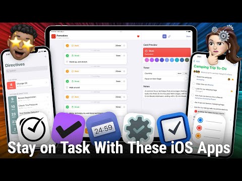 Stay on Task With These Apps for iOS - Reminders, OmniFocus, Directive, Pomodoro Timer