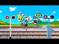 Twins Railroad Crossing Paso A Nivel