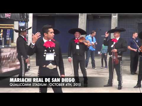 Mariachi Real De San Diego - El Rey @ Chargers Pre-Game Show (Quallcomm Stadium 2015)