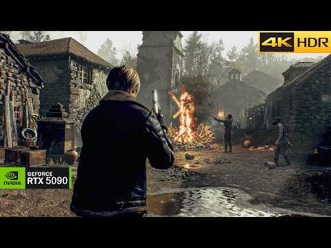 Resident Evil 4 (RTX 5090) INSANE RAY-TRACING Realistic Ultra Graphics Gameplay [4K 60FPS HDR]