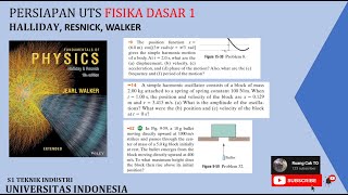 Latihan Soal Persiapan UTS Fisika Dasar | S1 Teknik Industri Universitas Indonesia