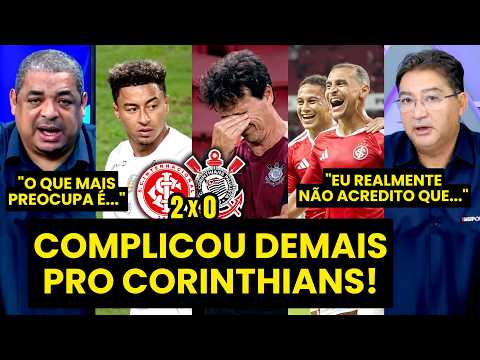 “NÃO SE ENGANEM! A VERDADE é que o CORINTHIANS…” DERROTA pro INTER COMPLICA MUITO o TIMÃO!