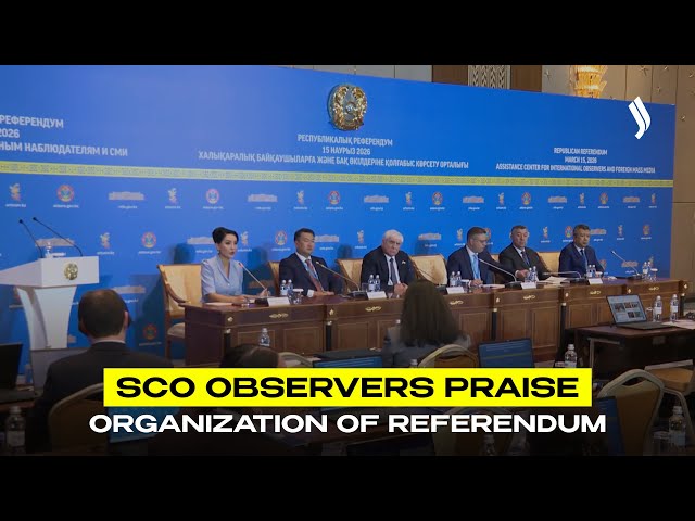 SCO observers praise organization of referendum