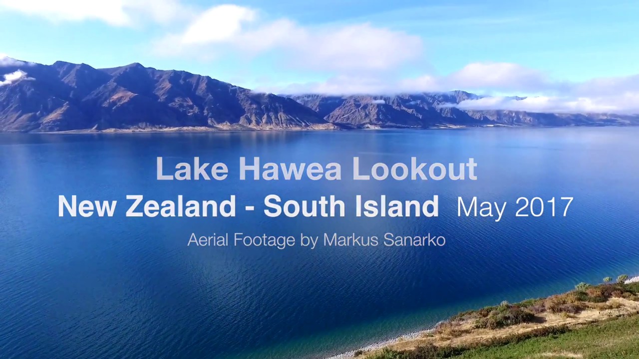 Discover the breathtaking aerial vistas of Lake Hawea Lookout.