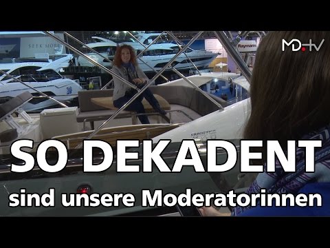 MD.MESSE SPEZIAL boot 2017 - Schneller, größer, luxuriöser: Anke und Jana beim Jachten-Quartett