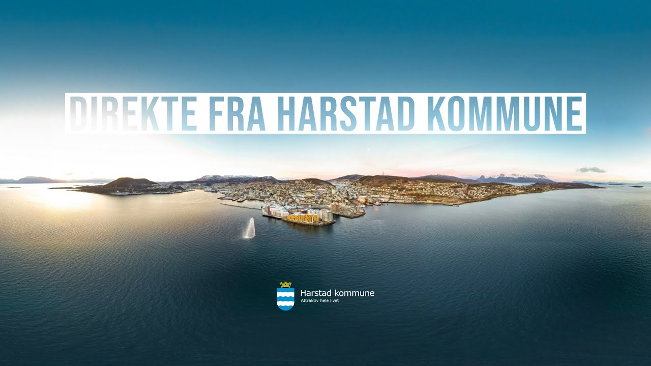 Панорама гавани Харстад